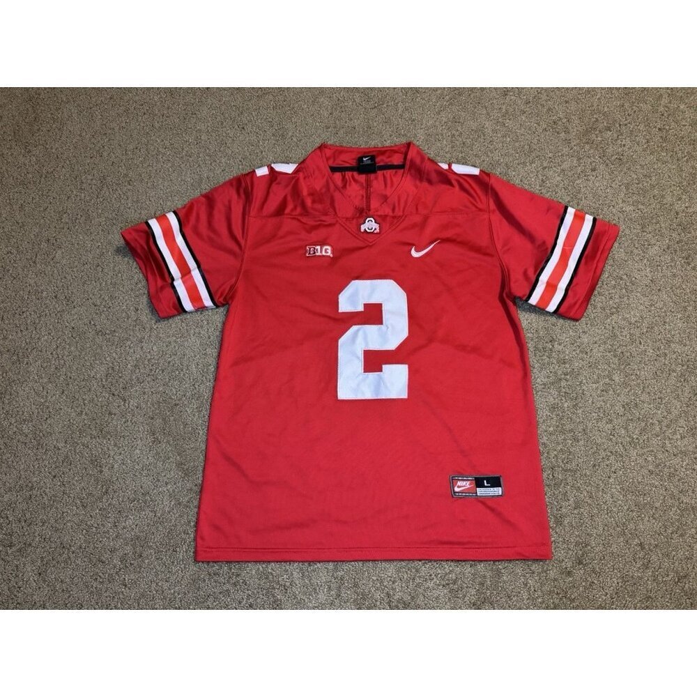 OHIO STATE JK Dobbins #2 Buckeyes Football Jersey LARGE Collegiate NCAA
